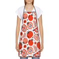 thumbnail image 2 of Fuzoiu Hand Drawn Tomatoes Print Waterproof Apron, Kitchen Apron for Women Men Chef, Apron for Christmas Dinner Party Cooking Baking Crafting House Cleaning Kitchen, 2 of 7