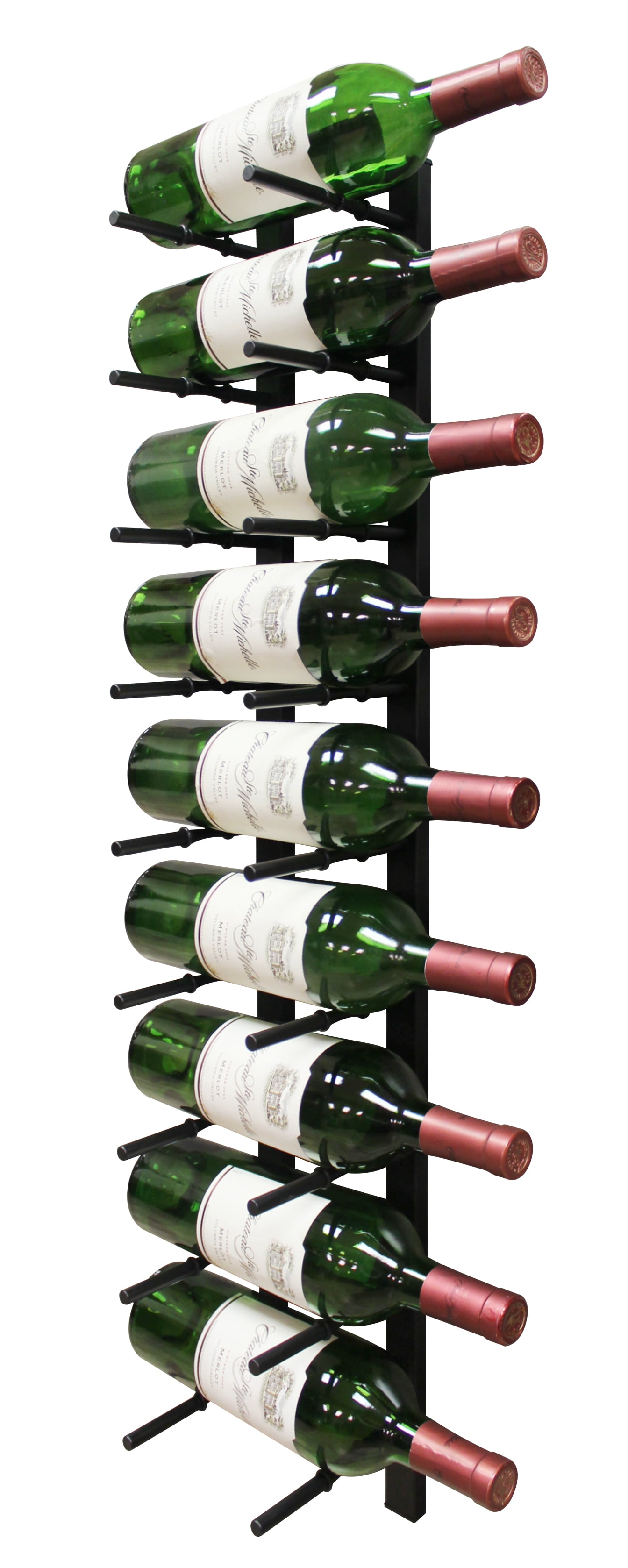 Epicureanist 9 Bottle Wall Mounted Wine Rack