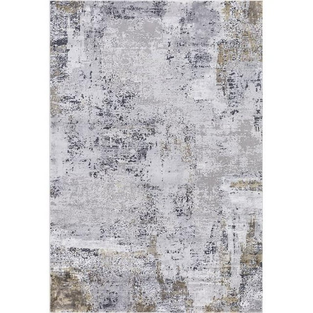 Amer Tapis HAM55376 5 Pi 3 Po x 7 Pi 6 Po Hamilton Tapis Moderne à la Mode&44; Gris