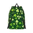 thumbnail image 3 of Balery Happy St. Patrick's day Vintage Canvas Backpack for Men and Women - Large Capacity, Durable Travel Laptop Bag for School, Work, Hiking, and Outdoor Activities, 3 of 7