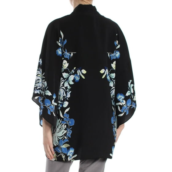 floral print open cardigan sweaters women size