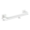 thumbnail image 6 of HONMEET Bathroom Towel Holders White 3 Pieces Wall Mounted Towel Rack Organizer 11.73 x 2.75 x 2.75 Inches, 6 of 9