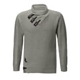 thumbnail image 3 of TIMIFIS Mens Basic Turtleneck Long Sleeve Solid Pullover Sweater Casual Knitted T-Shirt Pullover Thermal Sweaters TopsFall/Winter, 3 of 6
