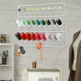thumbnail image 6 of Yunhgft Thread Holder Wall Mounted Sewing Thread Organizer Shelf Metal Embroidery Thread White, 6 of 9