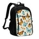 thumbnail image 1 of Fotbe Butterflies Mochila con Estampado y Puerto USB para Hombre y Mujer, Mochila Antirrobo, Mochila de Viaje, Mochila Escolar, Mochila Universitaria, 1 of 7