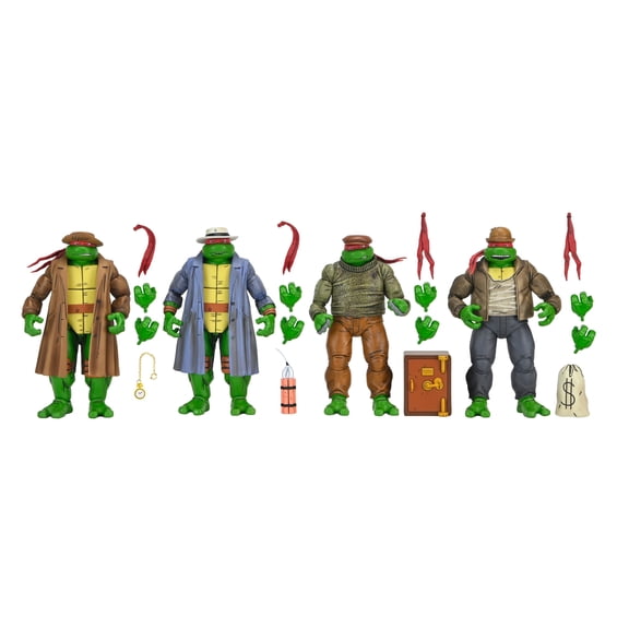 Teenage Mutant Ninja Turtles (Mirage Comics) - Gangster Turtles 7” Scale Action Figure 4-Pack