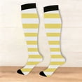 thumbnail image 6 of Sales Today Women Over Knee High Socks Under $2 GIJNRIUIUA Black Knee-High Socks Fashion Breathable Striped Holiday Atmosphere Long Stockings Leg Warmers, 6 of 7