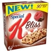 Kelloggs Special K Bliss Cereal Bars, Raspberry Chocolatey Dipped, 6 Ct