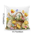 thumbnail image 3 of Waterproof Easter Bunny Throw Pillows for Couch Sofa Bed Decor Outdoor Travel Comfort Home Decor Pillow, 3 of 6