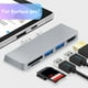 thumbnail image 1 of Adaptador compatible con USB 3.0 Dock HDMI para concentrador de lector de tarjetas SD/TF para Surface Pro 7, 1 of 6