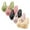 5 PCS-Green/Red/Black/Pink/Beige, variant on 5 Pack Daisy Bras for Older Women Front Closure Wireless Push Up Bras Full Coverage Everyday Wirefree Comfortable Sleep Bras