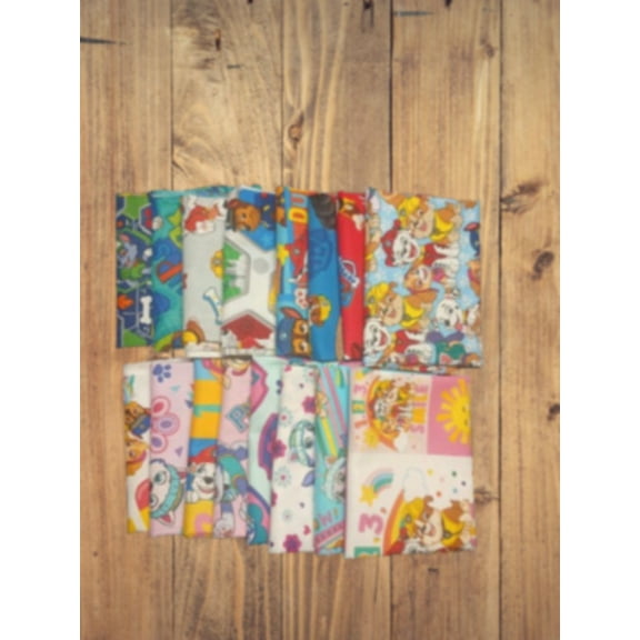 4 Half Yards -Assorted Paw Patrol Fat Half Yard Bundle