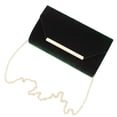 thumbnail image 3 of Elegant Solid Color Velvet Clutch Evening Bag Handbag, 3 of 5