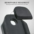 thumbnail image 4 of BarberPub Hydraulic Reclining Massage Bed, Beauty Facial Chair with 330 lbs Capacity, 4 of 8