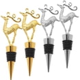 thumbnail image 5 of 4pcs Elk Design Stoppers Bottle Stoppers Xmas Champagne Beer Saver Seller Suministro de Navidad, 5 of 5