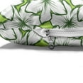 thumbnail image 4 of Floral Pet Bed, Nature Themed Pattern with Outline Tropical Flower Petals, Chew Resistant Pad for Dogs and Cats Cushion with Removable Cover, 24" x 39", Apple Green Olive Green, by Ambesonne, 4 of 4