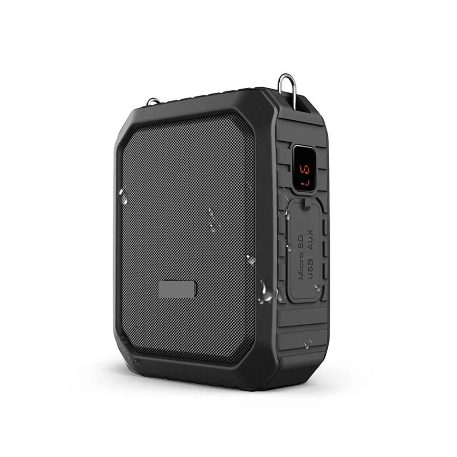 M800 Portable Voice Amplifier With Wired Microphone For Teachers IPX5 Waterproof Speaker 4400mAh Power Bank ,Powerful Voice Amplifier