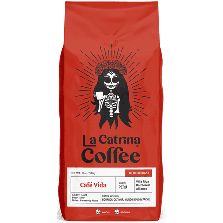 Caf&eacute; Vida Medium Roast Coffee (Villa Rica Rainforest Alliance)
