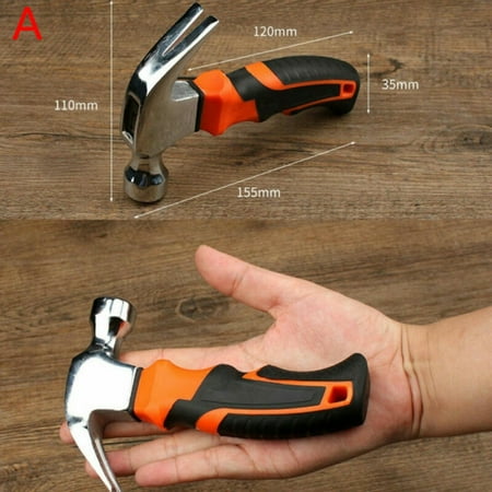 

Safety Hammer Magnetic Small Claw Hammer Mini Stubby Hammers Hammer Tool Part
