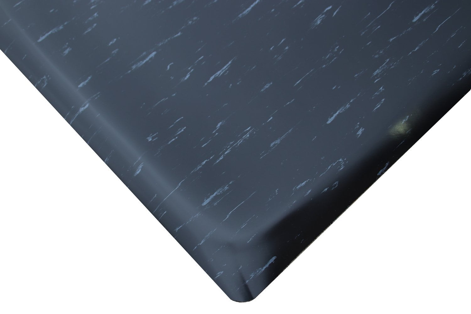 48" Wide, Rhino Mats, Marbleized Tile Top Antifatigue Mat, Black