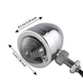 thumbnail image 2 of 2Pcs Motorcycle Bullet LED Turn Signal Light Motorcycle Turn Signals Amber Bullet Front Rear Brake Blinker For Harley, 2 of 6