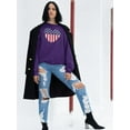 thumbnail image 2 of American Love Flag Sweatshirt Women -Image by Shutterstock, Female 4X-Large, 2 of 4