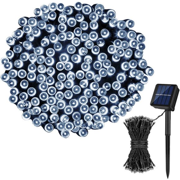 Christmas Lights Outdoor Solar String Lights Outdoor 72Ft 200 LED Solar Powered Christmas Lights 8 Lighting Mode Decorative Lights for Party Gardens Wedding Decoration Outdoor Christmas Decorations