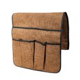 thumbnail image 1 of Ounissouiy Bolsa de reposabrazos para sofá, teléfono, libro, llaves, botella de agua, soporte de almacenamiento de Control remoto, sillón de Almacenamiento y organización del hogar Café, 1 of 6
