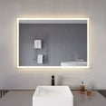 thumbnail image 5 of Anzzi Ba-Lmdfx014al 40" W X 28" H Transitional Rectangular Frameless Bathroom Wall Mirror, 5 of 9