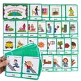thumbnail image 2 of Richardy Verbos irregulares/sustantivos plurales/grados de comparación/tiempo verbal 4 temas Tarjetas didácticas Construcción de vocabulario Tarjetas de bolsillo Juguetes educativos de aprendizaje Sum, 2 of 5