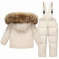 thumbnail image 3 of GEZHEN Children's Two-Piece Warm Ski Suit Toddler Girls Snowsuit Kids 2 Snowsuit Toddler Baby Boys Girls Winter Wear Down Jacket Ski Jacket & Snow Bib Pants Ski Suit 1 6 Years, 3 of 7