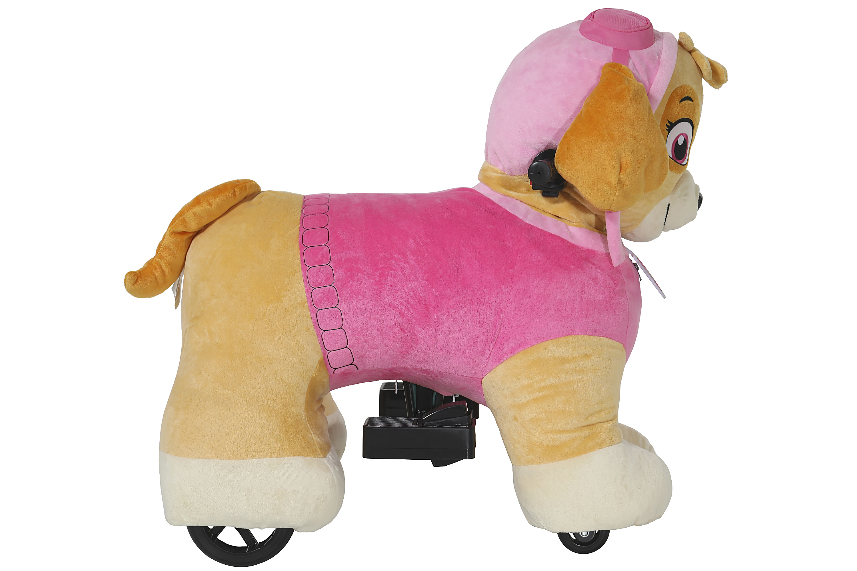 Paw Patrol 6 Volt Plush Skye Ride-on with Pup House Included by Dynacraft! - image 4 of 7