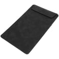 thumbnail image 2 of SHISUYAN Black Leather Clipboard with Metal Clip for Office School Use Provides Protection and Organization, 2 of 8