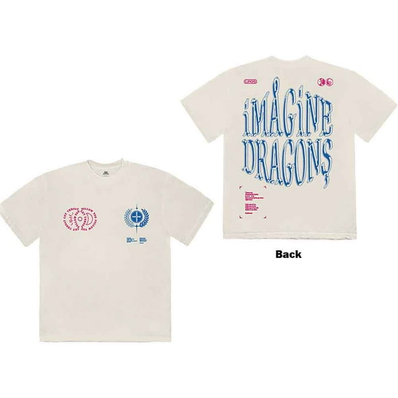 Imagine Dragons Unisex T-Shirt Lyrics (Back Print)