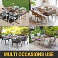 thumbnail image 5 of Spring Flowers Table Cloths for 4 Foot Rectangle Tables, Vintage Middle Century Abstract Oil Painting Patio Waterproof Elastic Fitted Tablecloths, Washable Rectangular Table Cover for Camping, 5 of 8
