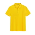 thumbnail image 2 of LYMAYTER 7-15T Boys Short Sleeves T-Shirt for Kids Summer Solid Color Lapel Cotton Tee Shirt Tops with Buttons, 2 of 11