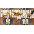 thumbnail image 3 of DII Nautical Blue Oval Pp Woven Placemat (Set of 6), 3 of 3