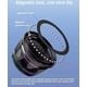 thumbnail image 4 of Altavoz Bluetooth magnético G200 con luz RGB: mini altavoz Bluetooth portátil, sonido estéreo de rango completo para jugar, videojuegos, regalo perfecto para adolescentes y escuchar música. (Blanco), 4 of 7