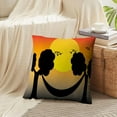 thumbnail image 4 of LALILO Throw Pillow Covers Tie Two Trees Full Moon Art Beach Cushion Cover 18" x 18", 2 Pack, 4 of 6