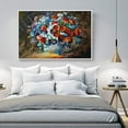 thumbnail image 3 of wall26 Floating Framed Canvas Wall Art for Living Room, Bedroom Bouquet Canvas Prints for Home Decoration Ready to Hang - 16x24 inches, 3 of 4