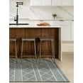 thumbnail image 3 of Unique Loom Outdoor Trellis Collection Area Rug - Dalyan (7' 10" x 10' Rectangle Blue/Ivory), 3 of 9