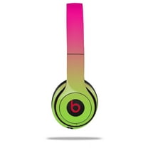 Skin Decal Wrap for Beats Solo 2 and Solo 3 Wireless Headphones Smooth Fades Neon Green Hot Pink (BEATS NOT INCLUDED) by WraptorSkinz