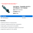 thumbnail image 2 of Fuel Injector - Compatible with 2011 - 2014 Mazda 2 1.5L 4-Cylinder - Beck Arnley, 2 of 2
