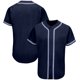 thumbnail image 3 of Camiseta de béisbol en blanco con cuello en V y botones completos para hombre o niño, uniforme de softbol transpirable, cualquier color, regalo de cumpleaños, estilo callejero de hip hop, 3 of 5