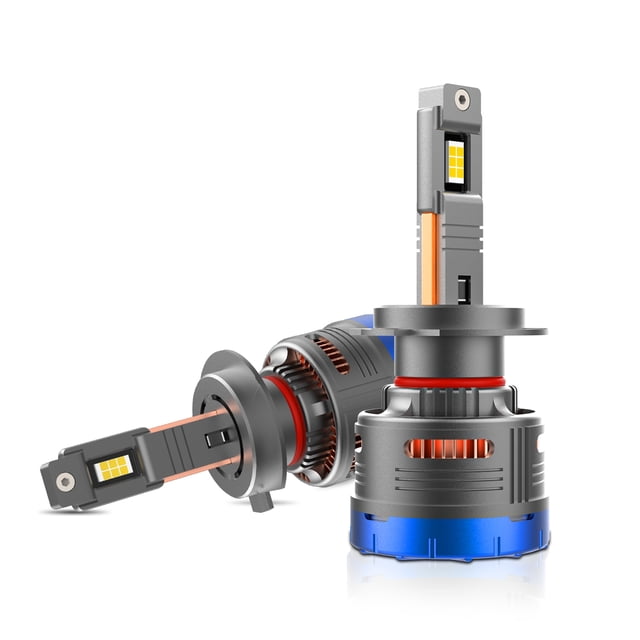 H7 LED Headlight Bulbs IP68 Waterproof Car LED Headlight Bulbs 6000K 600W 80000LM Bright LED
