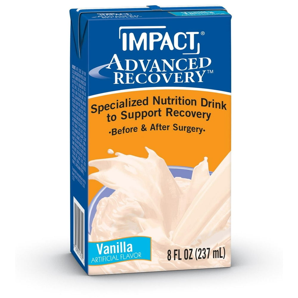 Impact Advanced Recovery Nutritional Drink - Adv Recovery, Vanilla, 8Oz