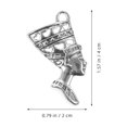 thumbnail image 2 of FENGGUIQU 20Ud Colgante De Metal En Plata Para Fabricación De Joyas Y Accesorios DIY, 2 of 6