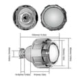 thumbnail image 5 of 2pcs/lot 2.5 Inch Bi-xenon Hid Projector Lens Shrouds Car High/low Beam For Car Headlight Halogen Or Xenon Bulb, 5 of 5
