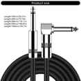 thumbnail image 5 of lanema 6.35mm Guitar Cable Right Angle Designing Enhances Solder Joints for Studio Stage Use Optional Length, 5 of 13
