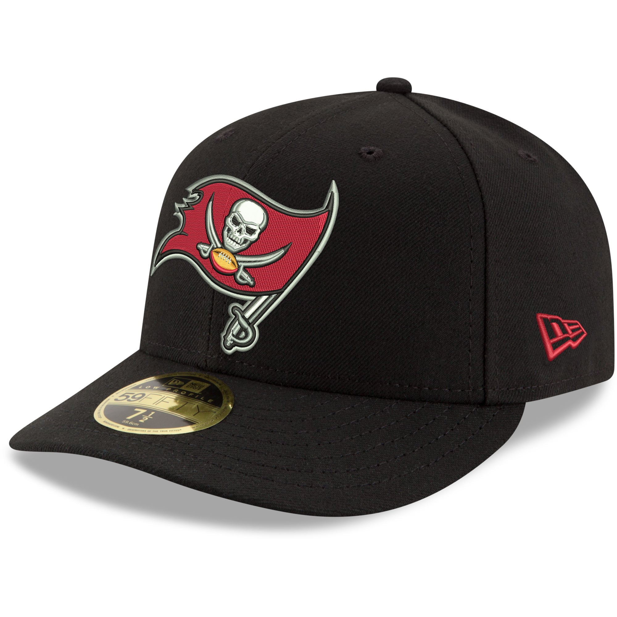 Tampa Bay Buccaneers New Era Omaha Low Profile 59FIFTY Fitted Team Hat - Black - Walmart.com
